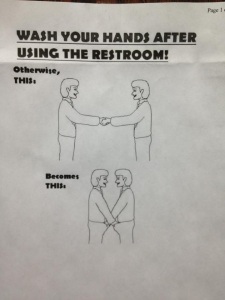 wash hands